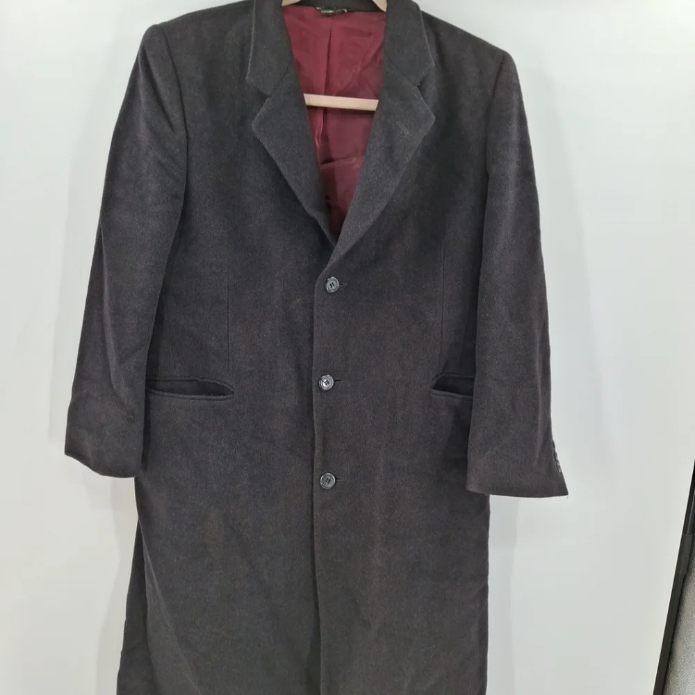 Mark Alexander Cashmere Overcoat Men's 42R Gray‎